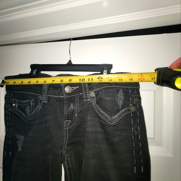 MEK Oaxaca Women's Black Jeans Size 29/34 - Picture 14 of 16